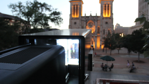 XYZ-Technologies_Cathedrale-San-Fernando_audiovisual_projection_equipment_closeup