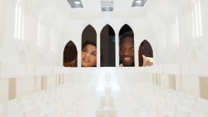 XYZ-Technologies_Library-of-Parliament-two-people-observing-interior-of-white-scale-model-of-the-parliament