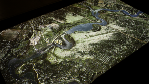 XYZ-Technologies_Parc-De-La-Riviere-Batiscan-Interactive-model-park-transition-winter-to-summer-topography