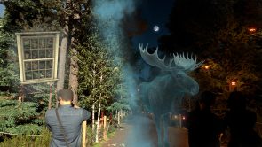 XYZ-Technologies_ParcDuBourgDePabos-adults-with-AR-headsets-observe-floating-ghosts-during-day-and-night