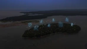 XYZ-Technologies_Fantom-La-Chasse-night-drone-view-island-ghost-locations