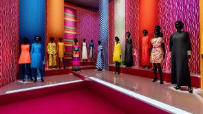 XYZ-Technologies_Christian-Dior-Designer-of dreams-exhibition_multiple-colorfull-dresses