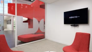 XYZ Technologies Espace Ax c interior workspace conference system collaborative office design
